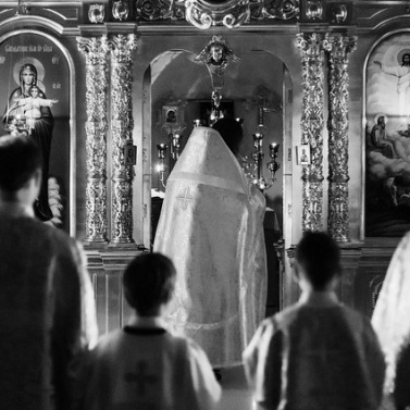 Ночная Литургия Успенским постом