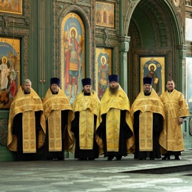 Награждение отца Бориса ведомственной наградой