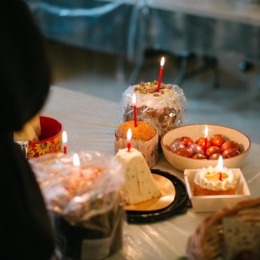 Освящение куличей