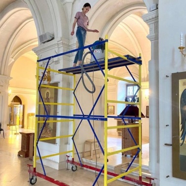 Уборка в храме