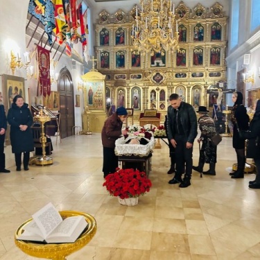 Отпевание Русакомского Игоря Клементьевича